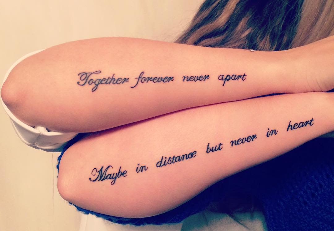 10 ideas de tatuajes para hacerte con tu hermana o mejor amiga