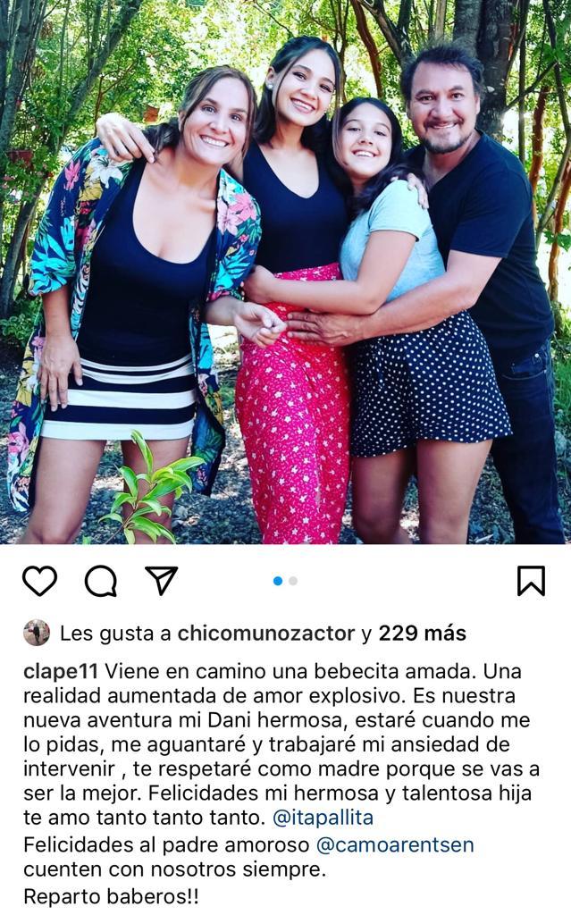 Claudia Pérez dedica emotivo mensaje a su hija embarazada