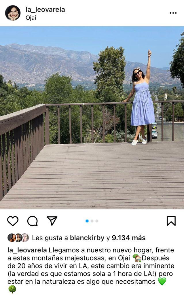 Leonor Varela muestra su nueva casa en Estados Unidos