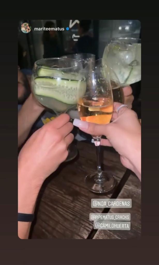 Marité Matus y Camilo Huerta comparten imágenes juntos