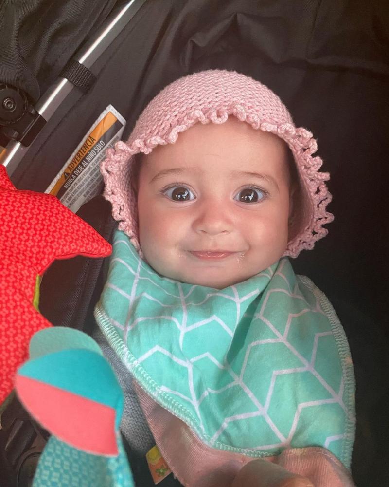 "Mi niña de ojos grandes": Dominique Gallego encanta con foto de su hija