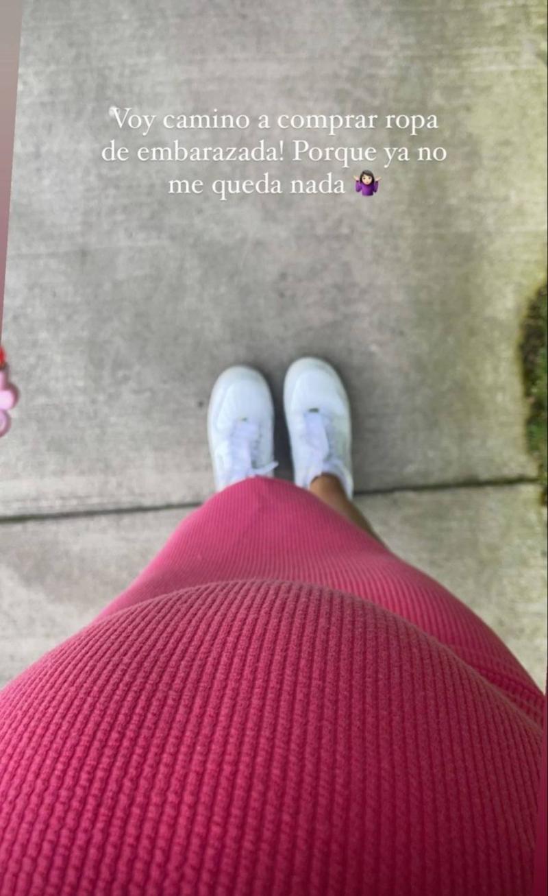 Lisandra Silva muestra el avance de su embarazo