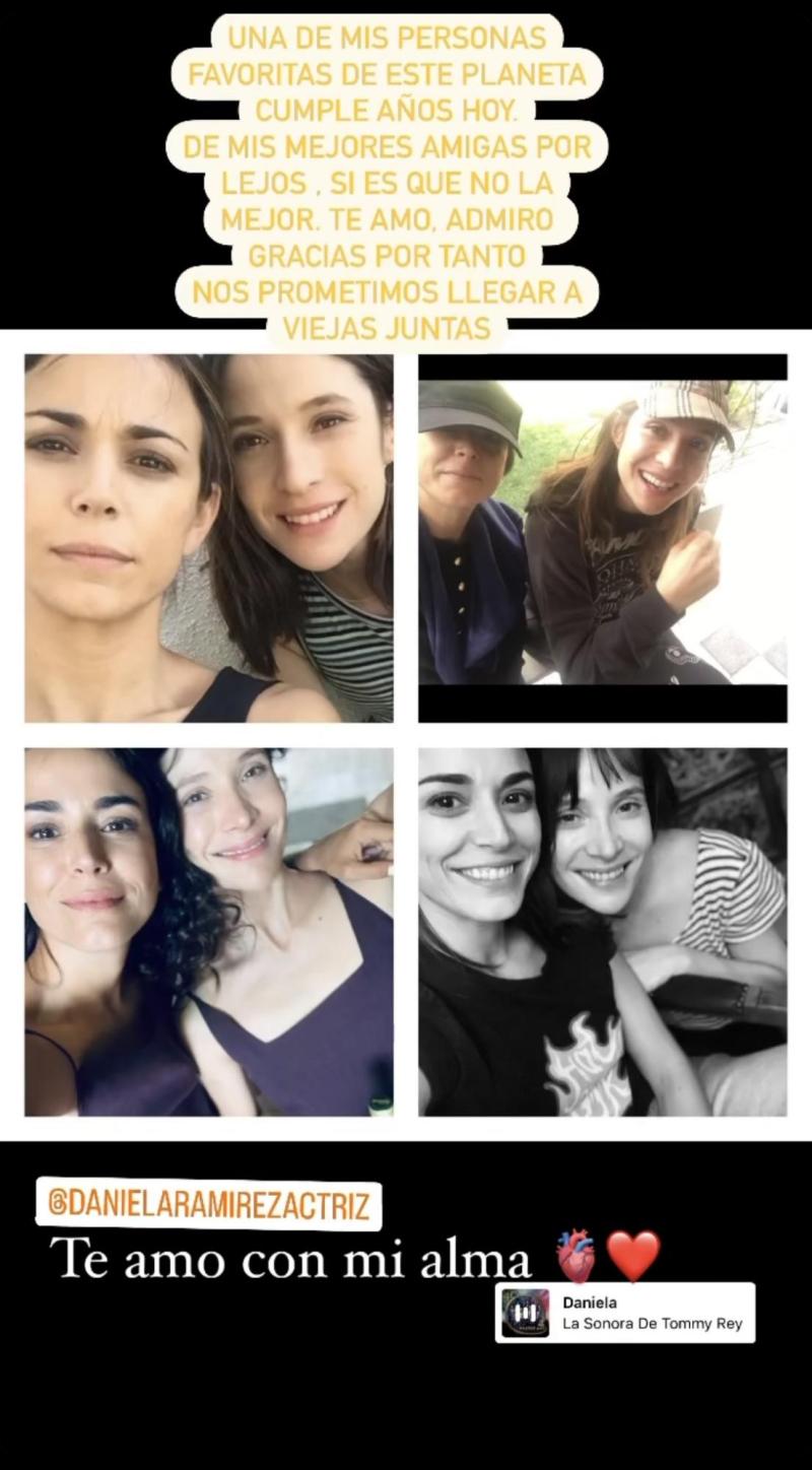 Daniela Ramírez celebró sus 37 años con romántico saludo de su pareja