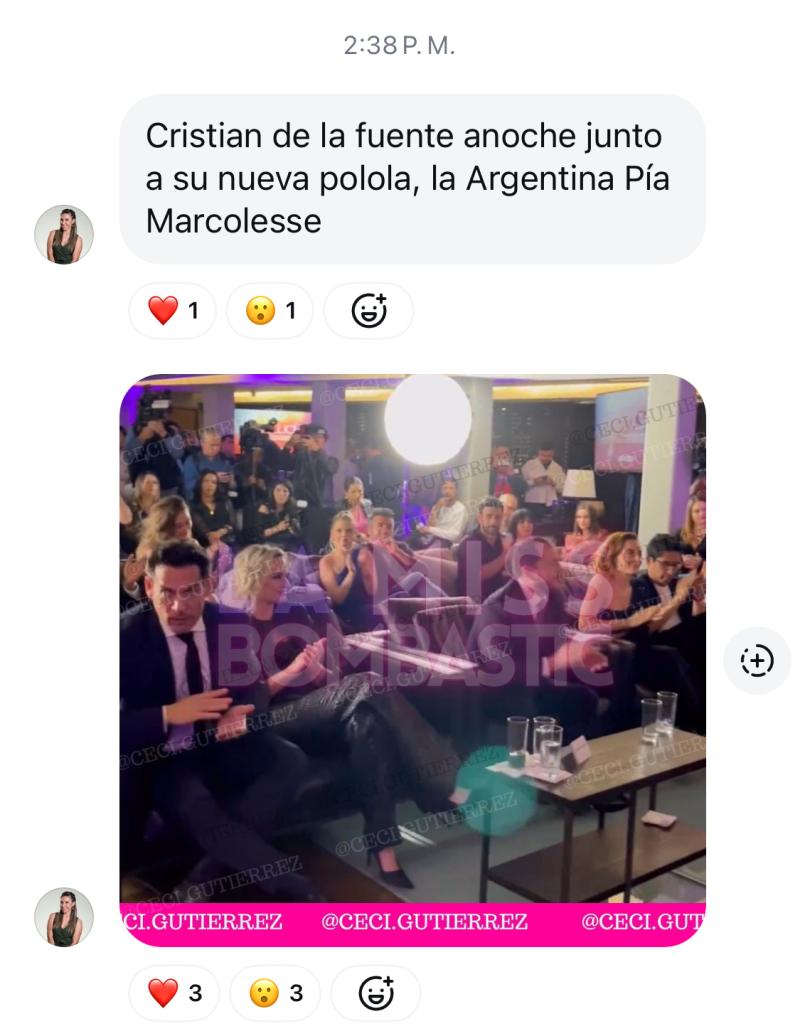 Filtran la primera foto de Cristián de la Fuente con su nueva pareja