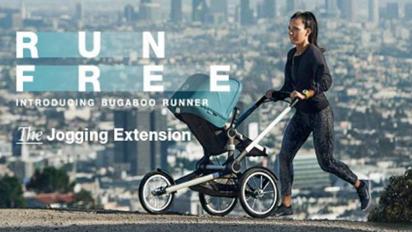 Controversia causa foto de modelo haciendo running y paseando a su bebé en coche