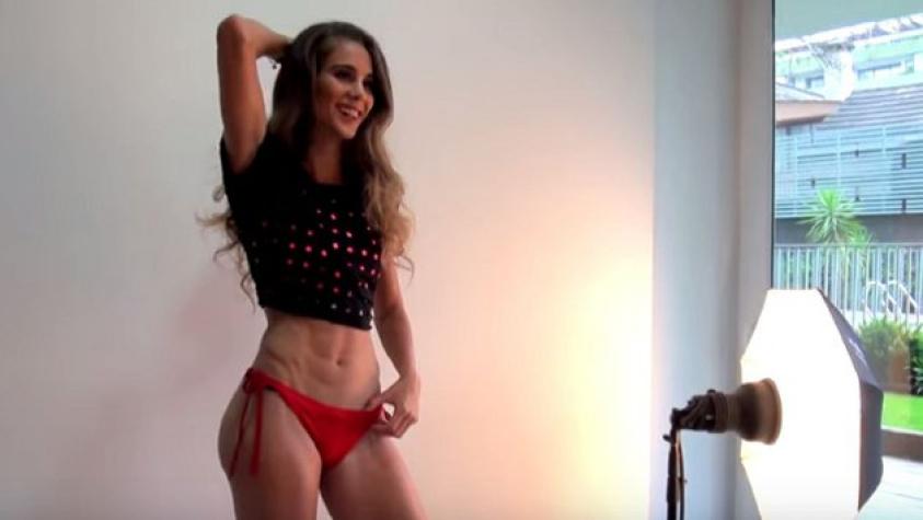 Así se llevó a cabo la sensual sesión de fotos de Isidora Jiménez para Women’s Health