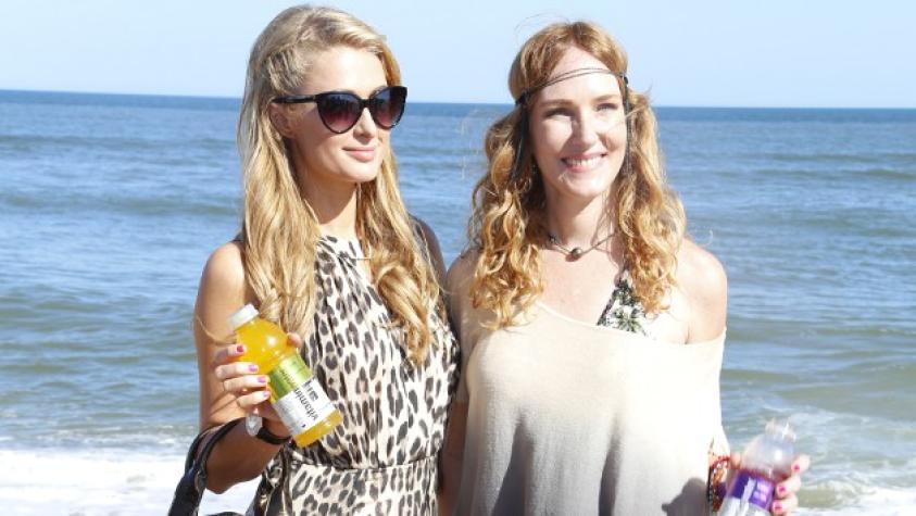 Famosos chilenos de fiesta con Paris Hilton