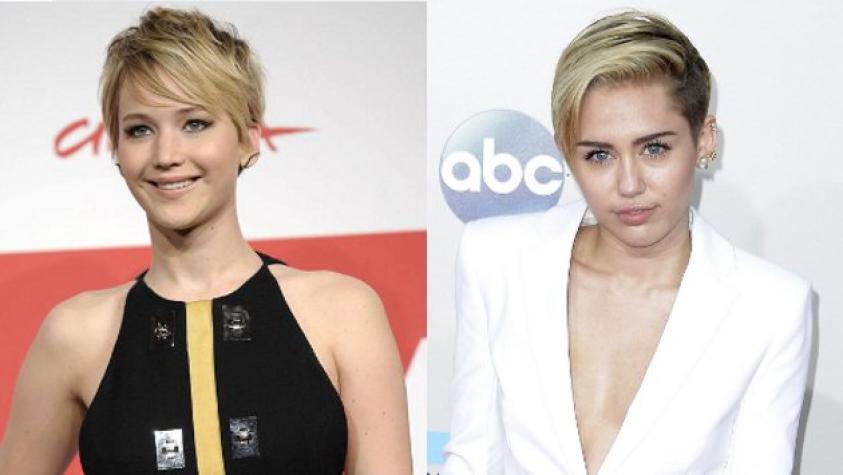 ¿Miley Cyrus celosa de Jennifer Lawrence?
