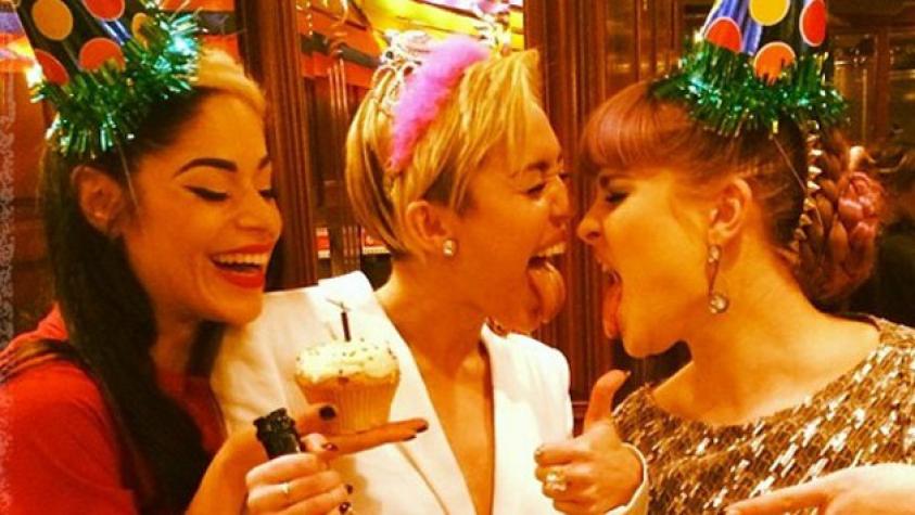 ¡Así celebró Miley Cyrus sus 21 años!