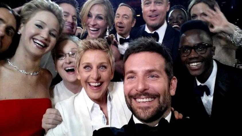“Selfie” durante los Oscar provoca caída de Twitter