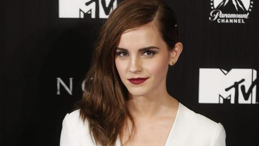 Emma Watson se luce sin maquillaje