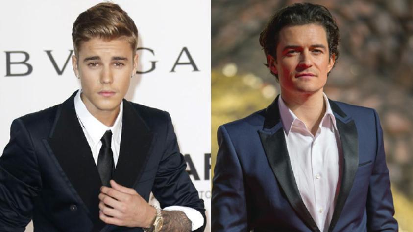 Orlando Bloom y Justin Bieber se pelean a combos