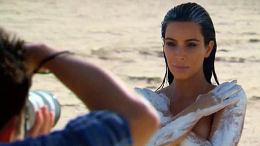 Kim Kardashian se desnudó otra vez para dejar de lado sus inseguridades