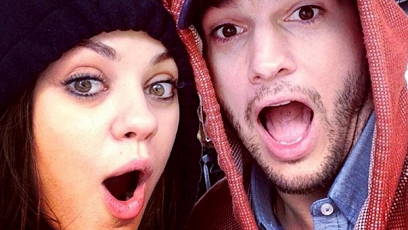 Filtran las primeras fotos de la hija de Ashton Kutcher y Mila Kunis