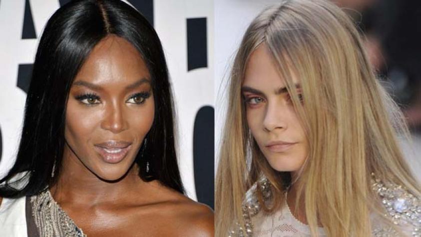 Naomi Campbell y Cara Delevingne protagonizan feroz pelea