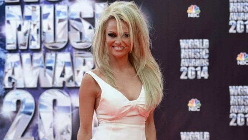 Así luce Pamela Anderson sin maquillaje
