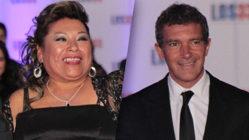 ¡María Segovia le agarró el trasero a Antonio Banderas!