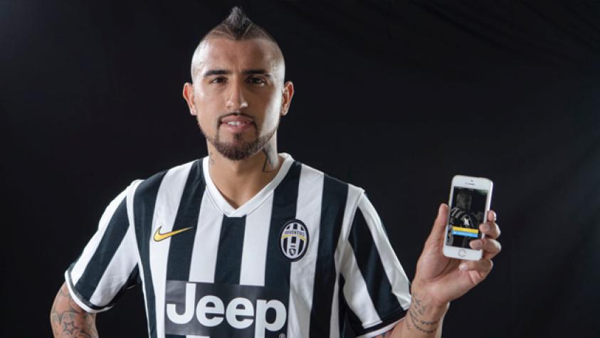 Arturo Vidal presenta su aplicación Vidal App