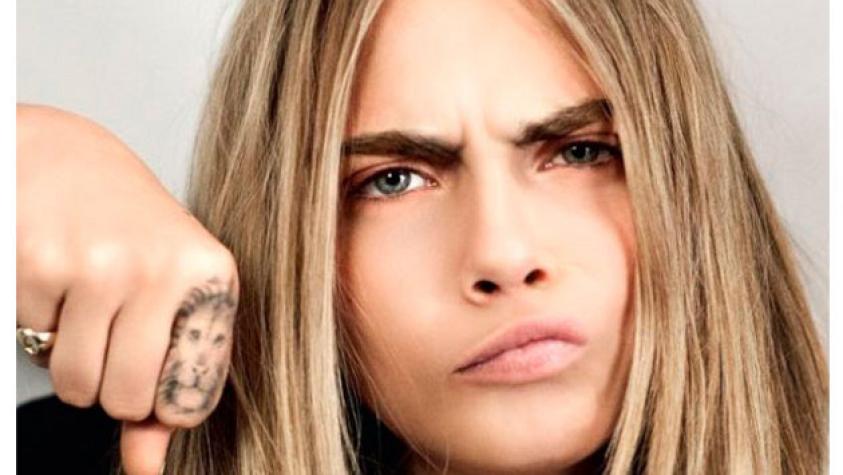 Joven quería poblar sus cejas estilo Cara Delevingne y deformó su rostro