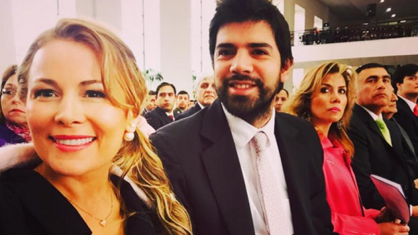 Cathy Barriga revive foto del recuerdo, cuando conoció a Joaquín Lavín Jr.