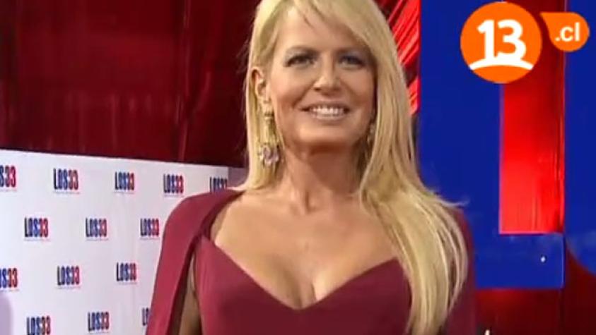 Cecilia Bolocco se lució en la Alfombra Roja de "Los 33"