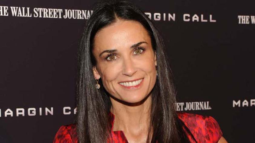 Demi Moore fue a conocer a la hija de Ashton Kutcher
