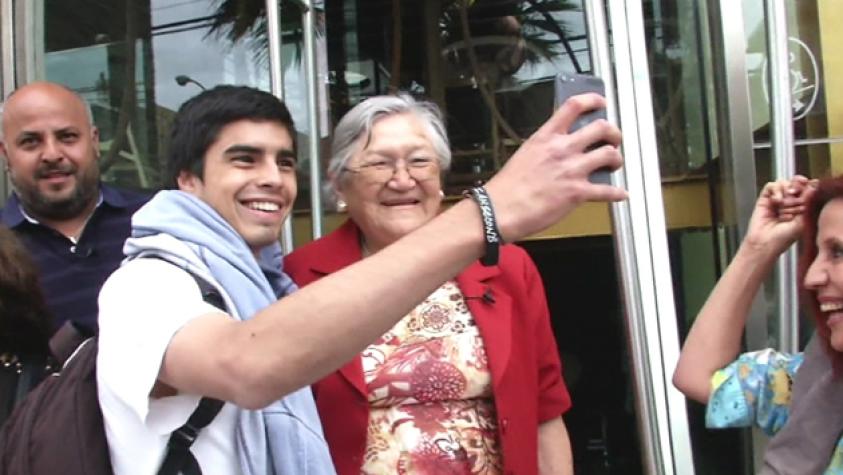 La abuelita Eliana estuvo en el Festival