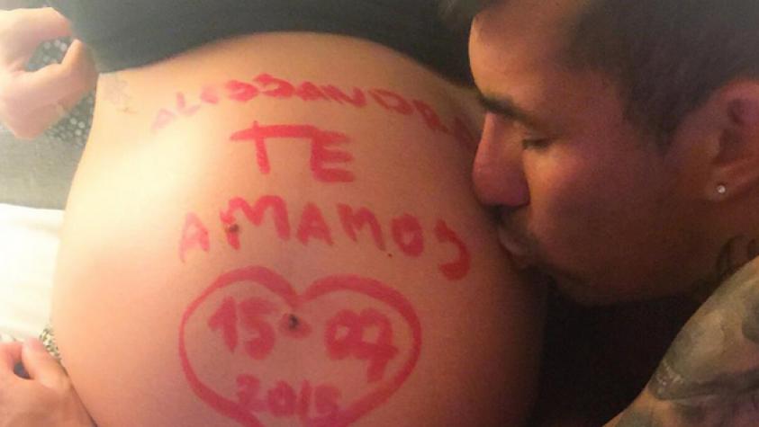 Nació Alessandra, la hija de Gary Medel