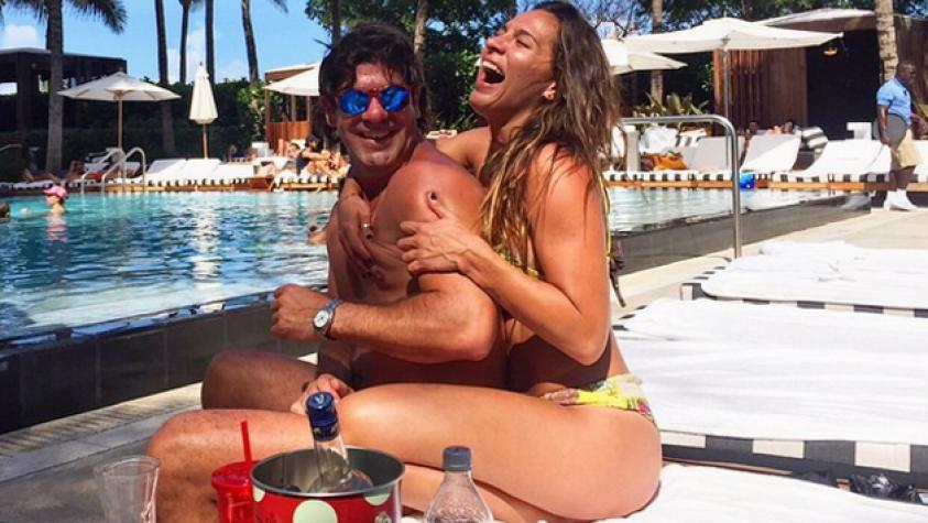 Así lo pasan Gianella y el "Matador" en Miami