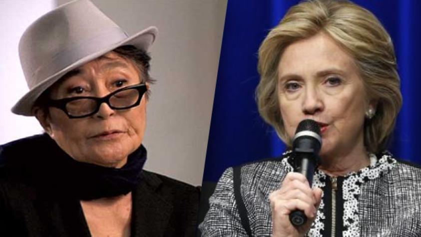 El supuesto romance entre Yoko Ono y Hillary Clinton que hizo arder las redes sociales