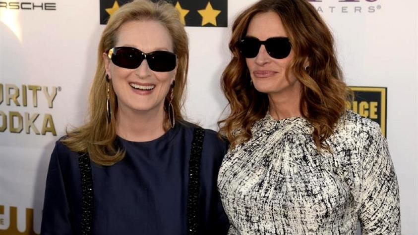 Critics Choice Awards: ¿Anteojos oscuros en la alfombra roja?