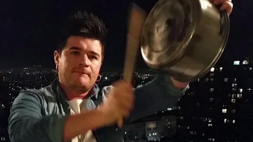 Junior Playboy se unió al cacerolazo contra la delincuencia