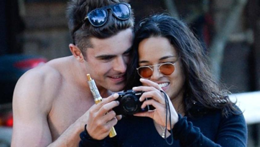 La pareja de momento: Mira el fogoso beso de Zac Efron y Michelle Rodríguez
