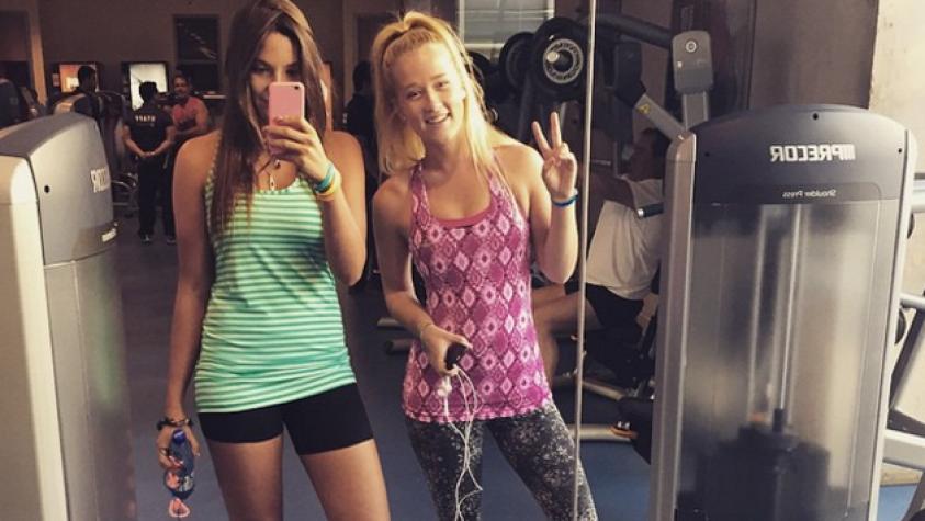 Vesta Lugg y Kel Calderón se grabaron en su primera clase de Box