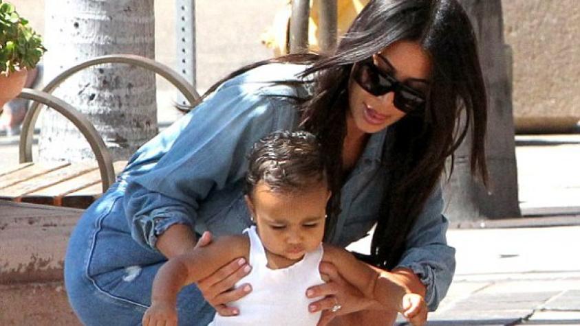 Kim Kardashian muestra tierna foto de North West en la ducha