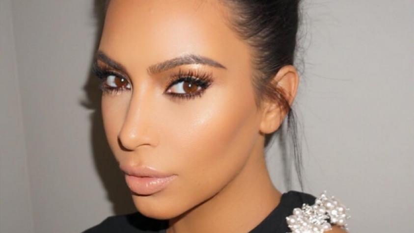 Kim Kardashian se mostró sin nada de maquillaje para Vogue España
