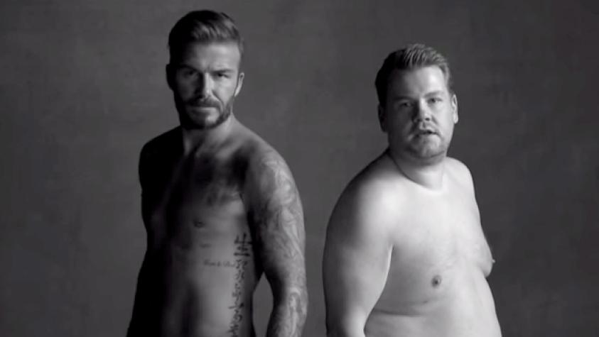 David Beckham hace parodia de sus propios comerciales