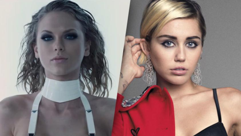 Taylor Swift cree que Miley Cyrus le tiene celos