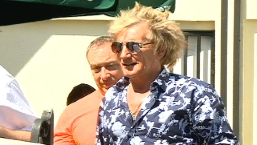 Exclusivo: Sorprendimos a Rod Stewart de paseo por Viña del Mar