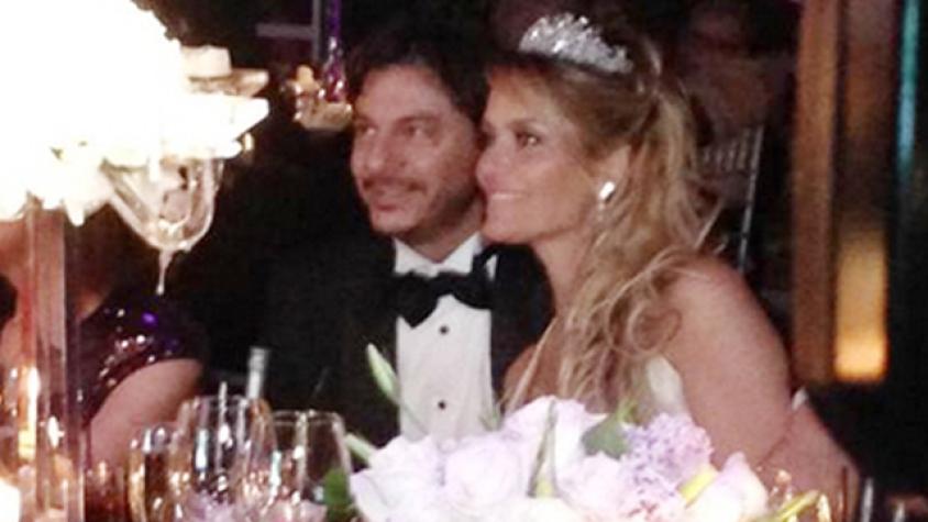 Kenita Larraín se casó con dos vestidos de novia