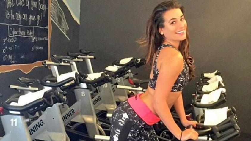 Lea Michele mantiene delgada y tonificada figura sin dietas