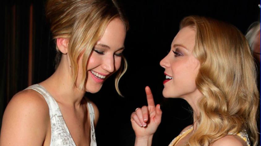 ¡Jennifer Lawrence besó a Natalie Dormer en la boca sin querer!