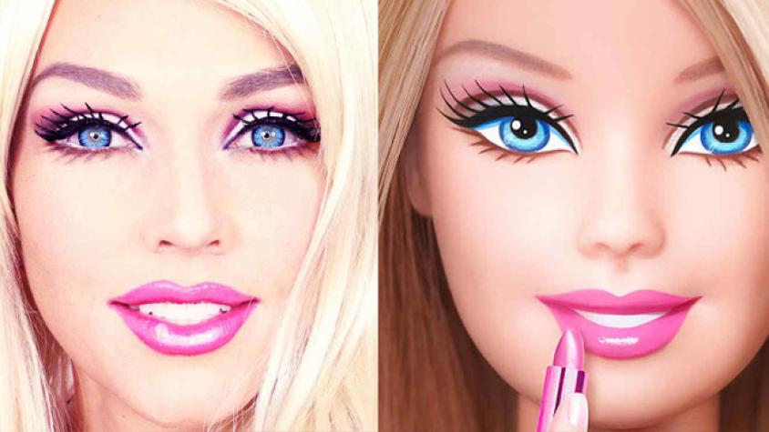 El poder del maquillaje: mujer se transforma en "Barbie humana"