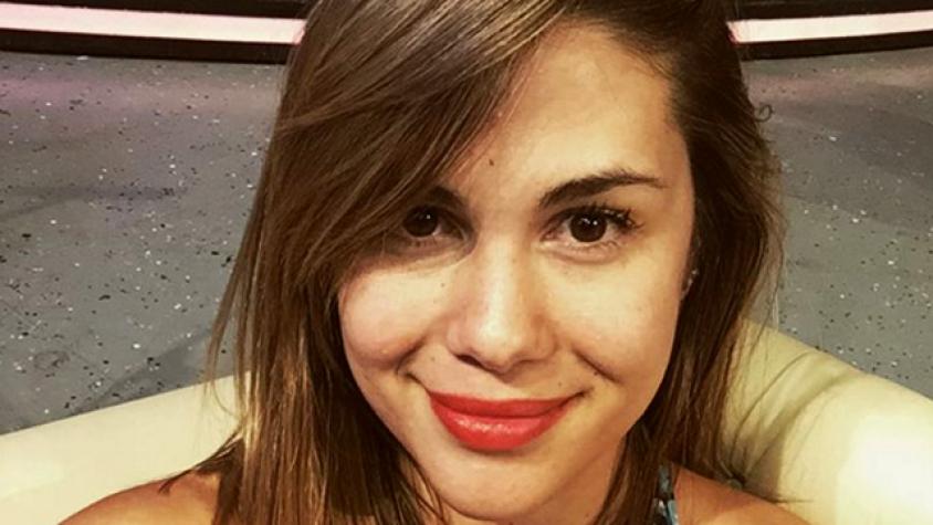 Laura Prieto muestra una imagen de su adolescencia como modelo