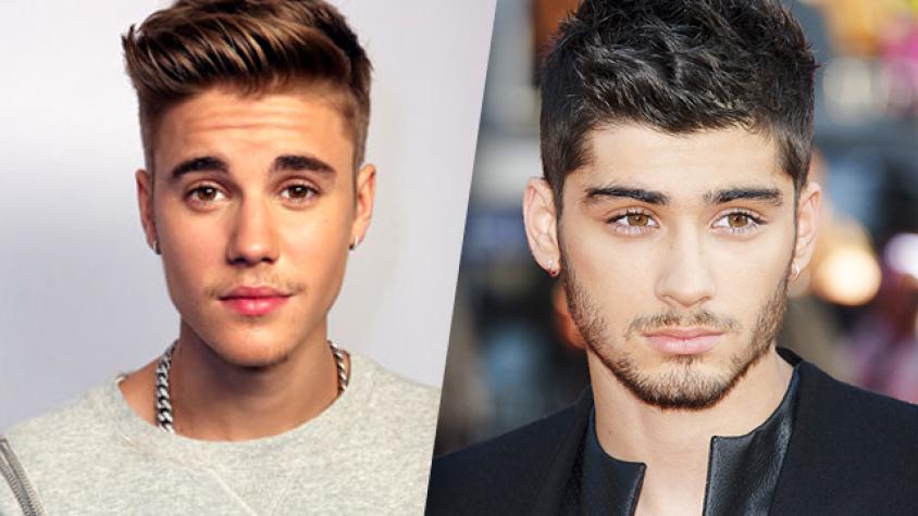 Fusionan las caras de Justin Bieber y Zayn Malik