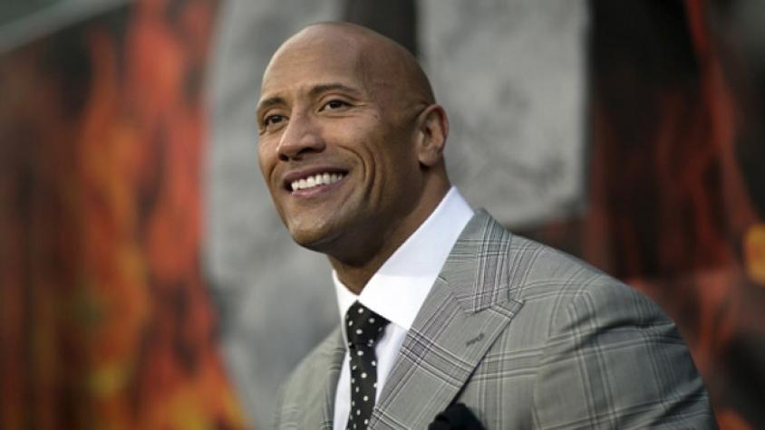 Dwayne Johnson presentó a su hija en público