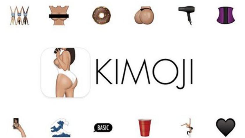 Kim Kardashian creó sus propios emoticones ¡Conoce los "Kimoji"!