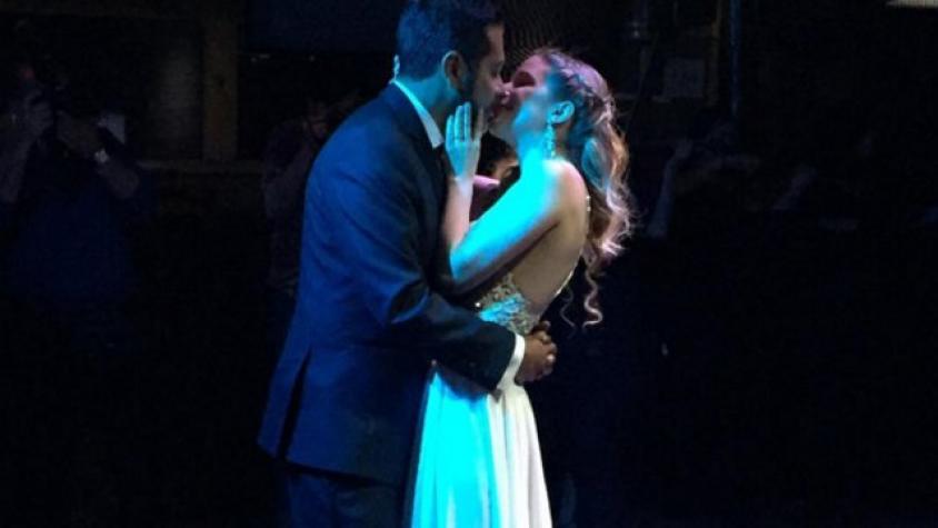 Alison Mandel dio el “sí” con un romántico vestido de novia