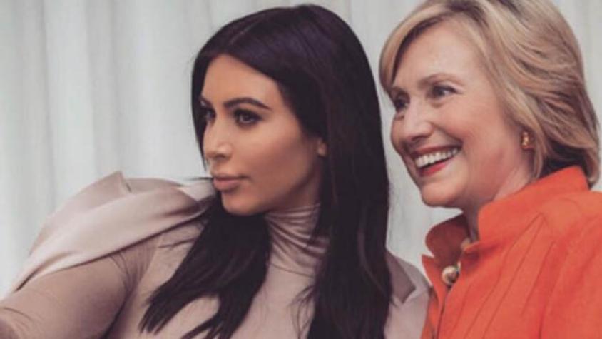 Hillary Clinton desclasificó el truco de la selfie perfecta de Kim Kardashian