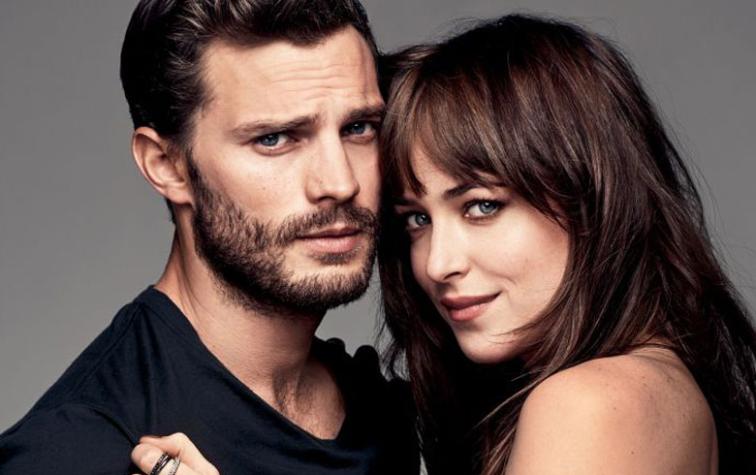 Dakota Johnson y Jamie Dornan se ven muy amistosos en el set de Dakota Johnson y Jamie Dornan se ven muy amistosos en el set de